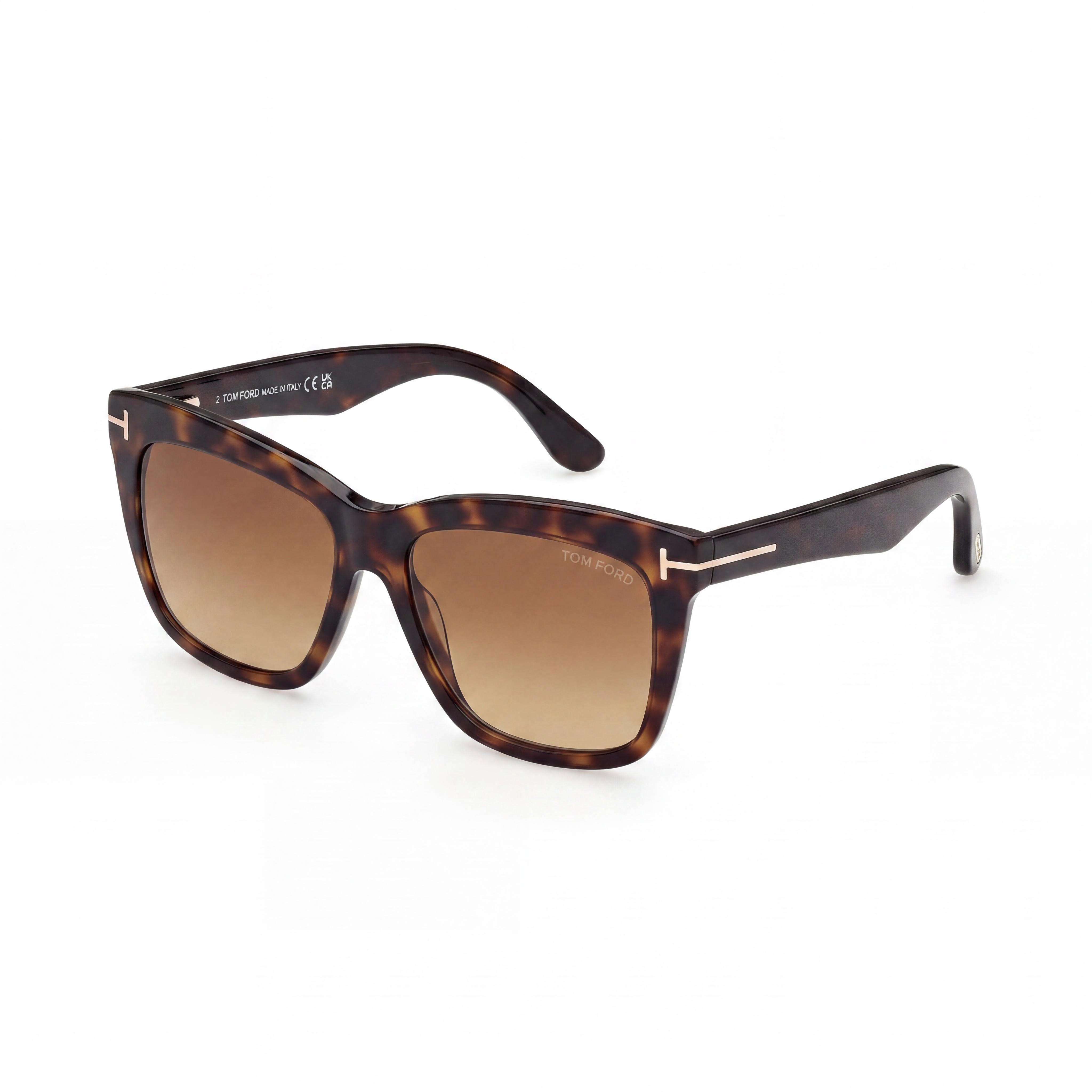 Tom Ford FT6069-B Classic Unisex Blue Filter Plastic Frame Non- Black Lens Dark Havana 54mm Eyewear, Photo 1