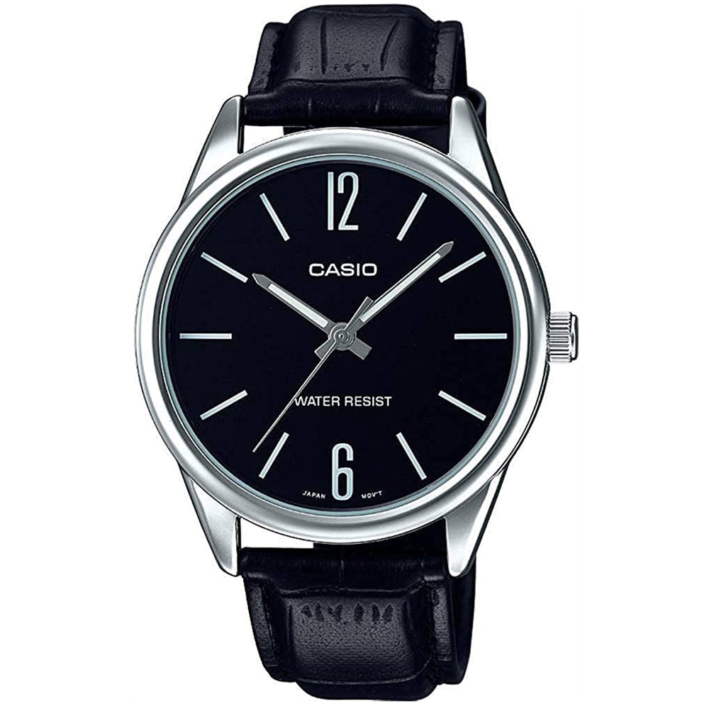 Reloj analógico clásico de cuero Casio para hombre – MTP-V005L-1BUDF
