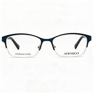 Adensco 200 Rectangle Eyeglasses for Men — front view, Metal