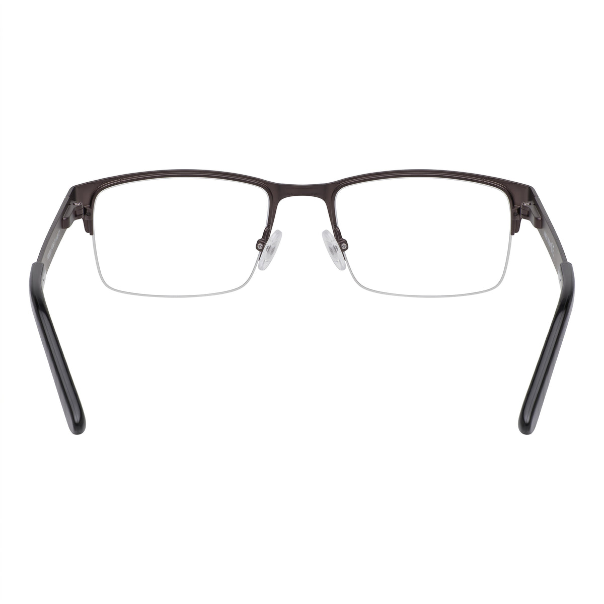 Adensco Ad 115 Black Rectangle Eyeglasses for Men, Metal, Photo 2