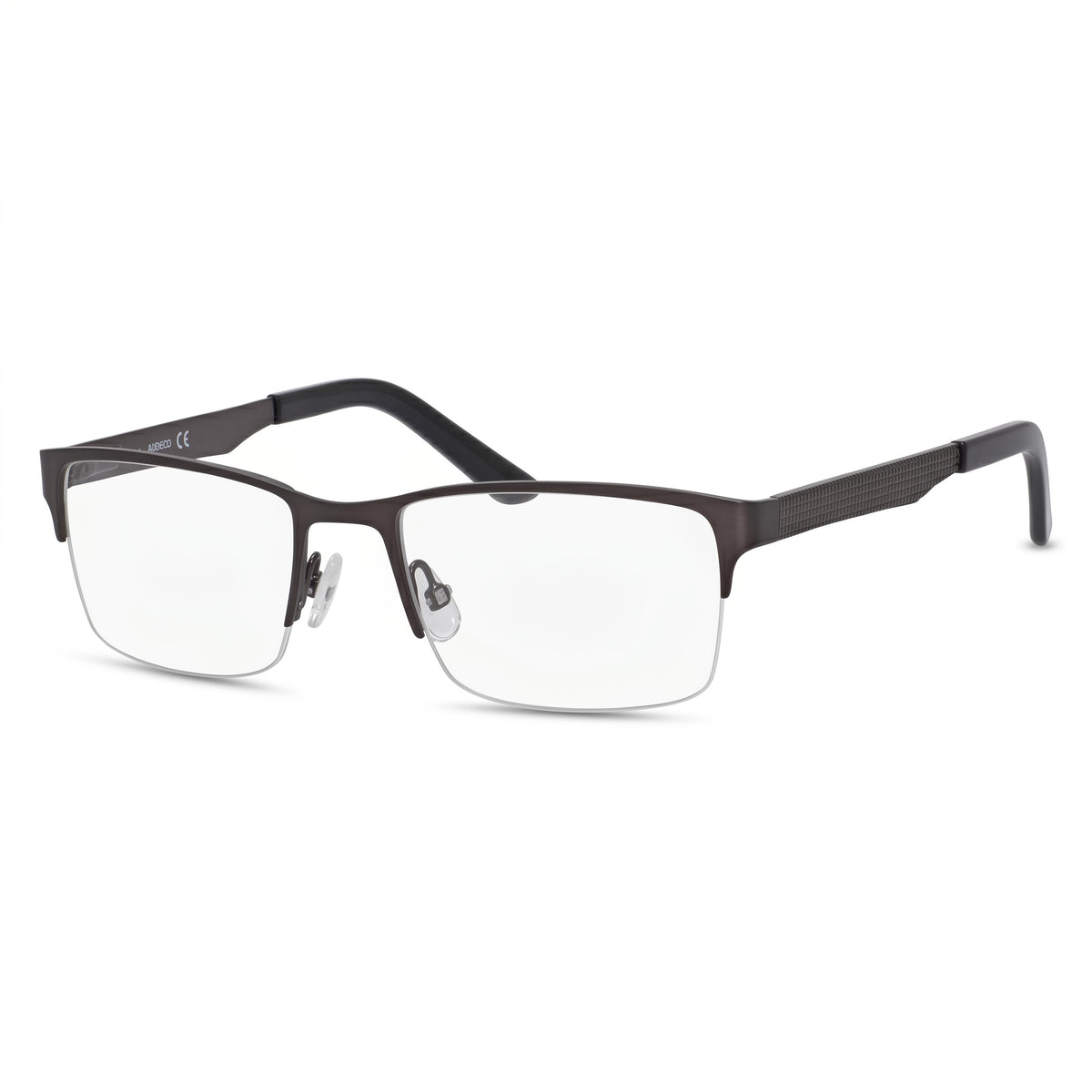 Adensco Ad 115 Black Rectangle Eyeglasses for Men, Metal, Photo 1