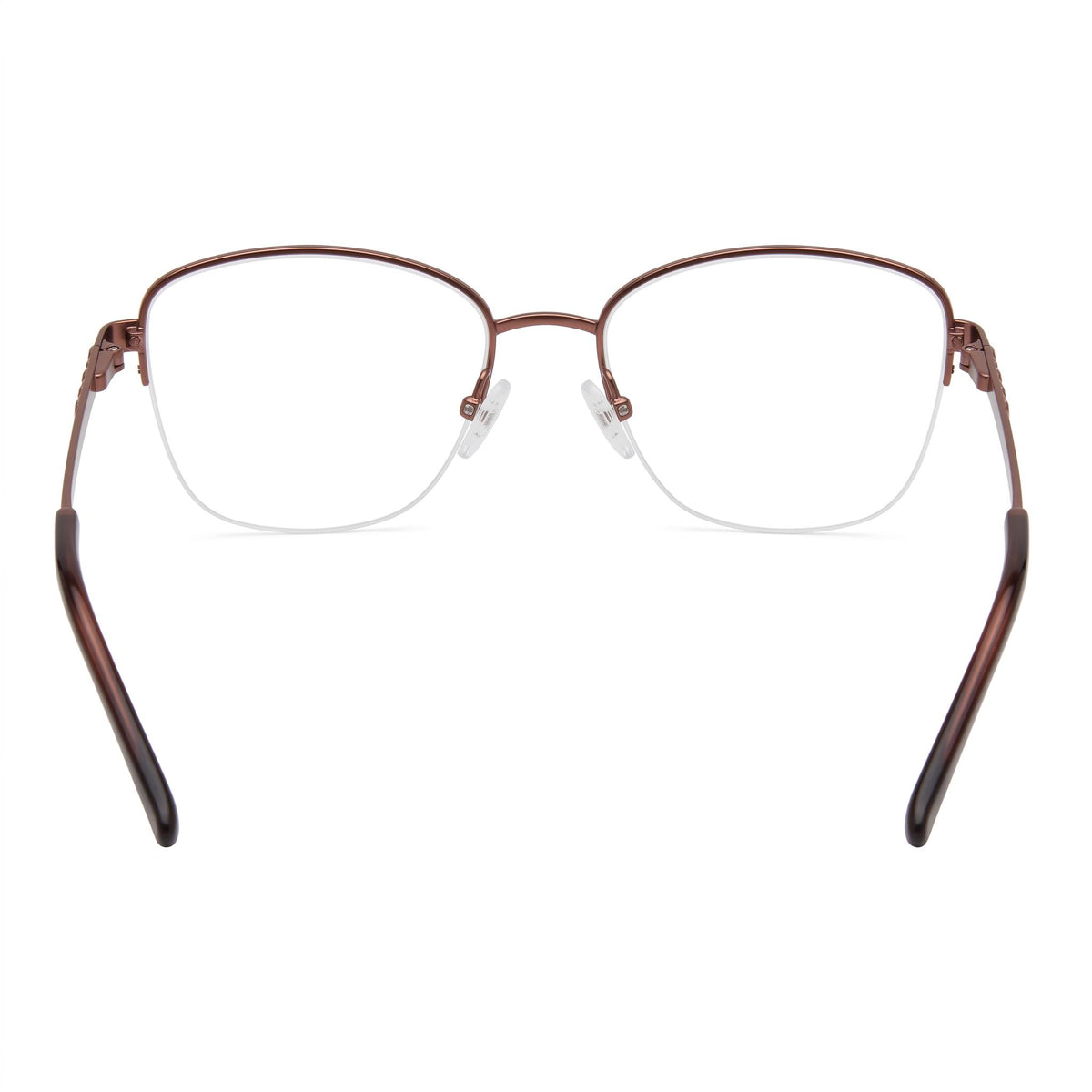 Adensco Ad 252 Burgundy Rectangle Eyeglasses for Men, Metal, Photo 3