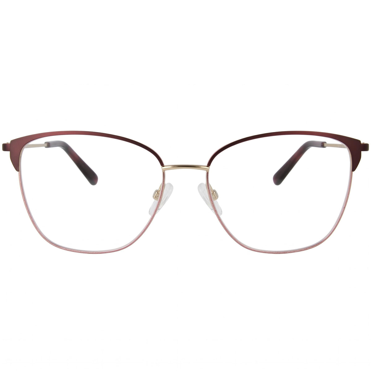 Adensco Classic Burgundy Square Eyeglasses for Men, Photo 2