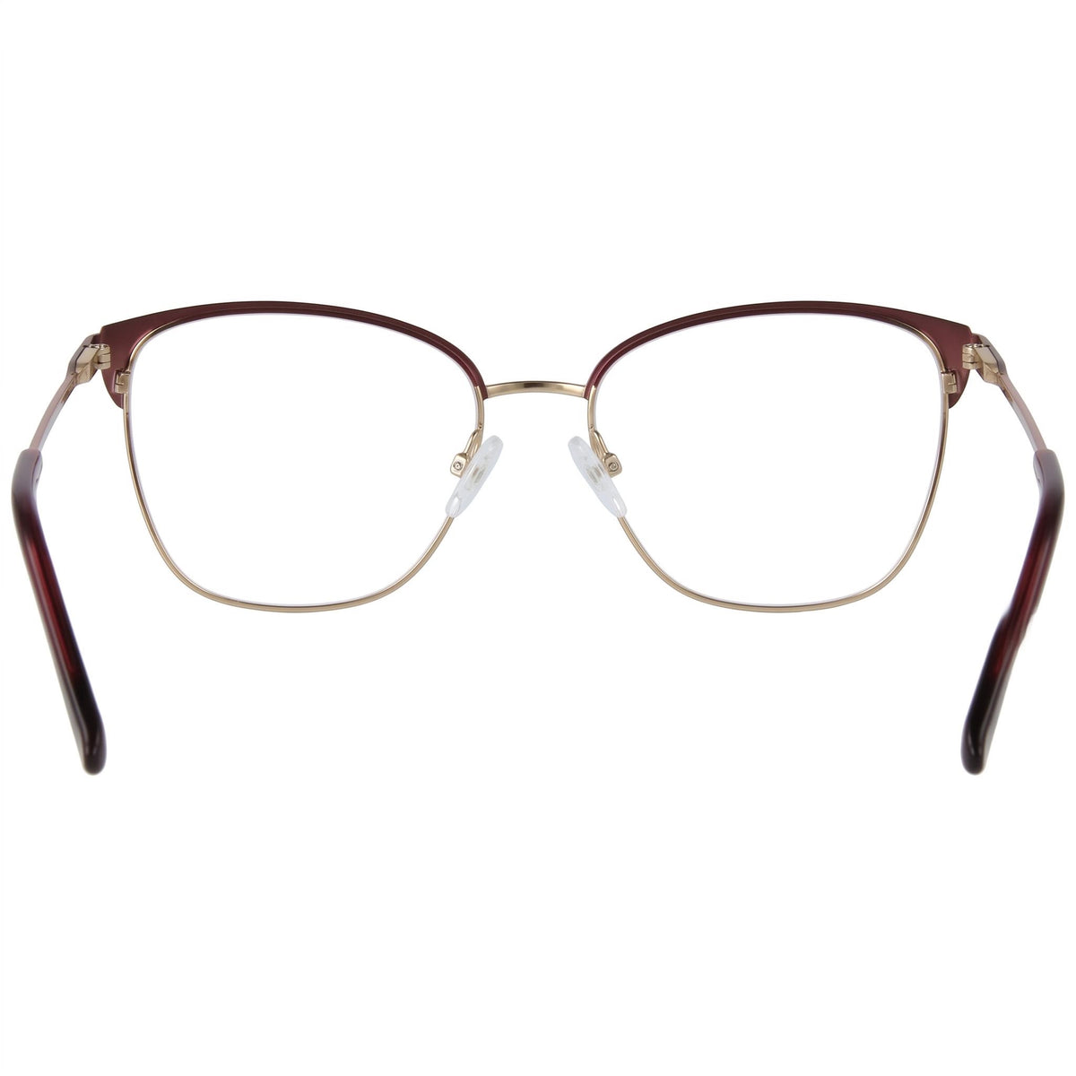 Adensco Classic Burgundy Square Eyeglasses for Men, Photo 4