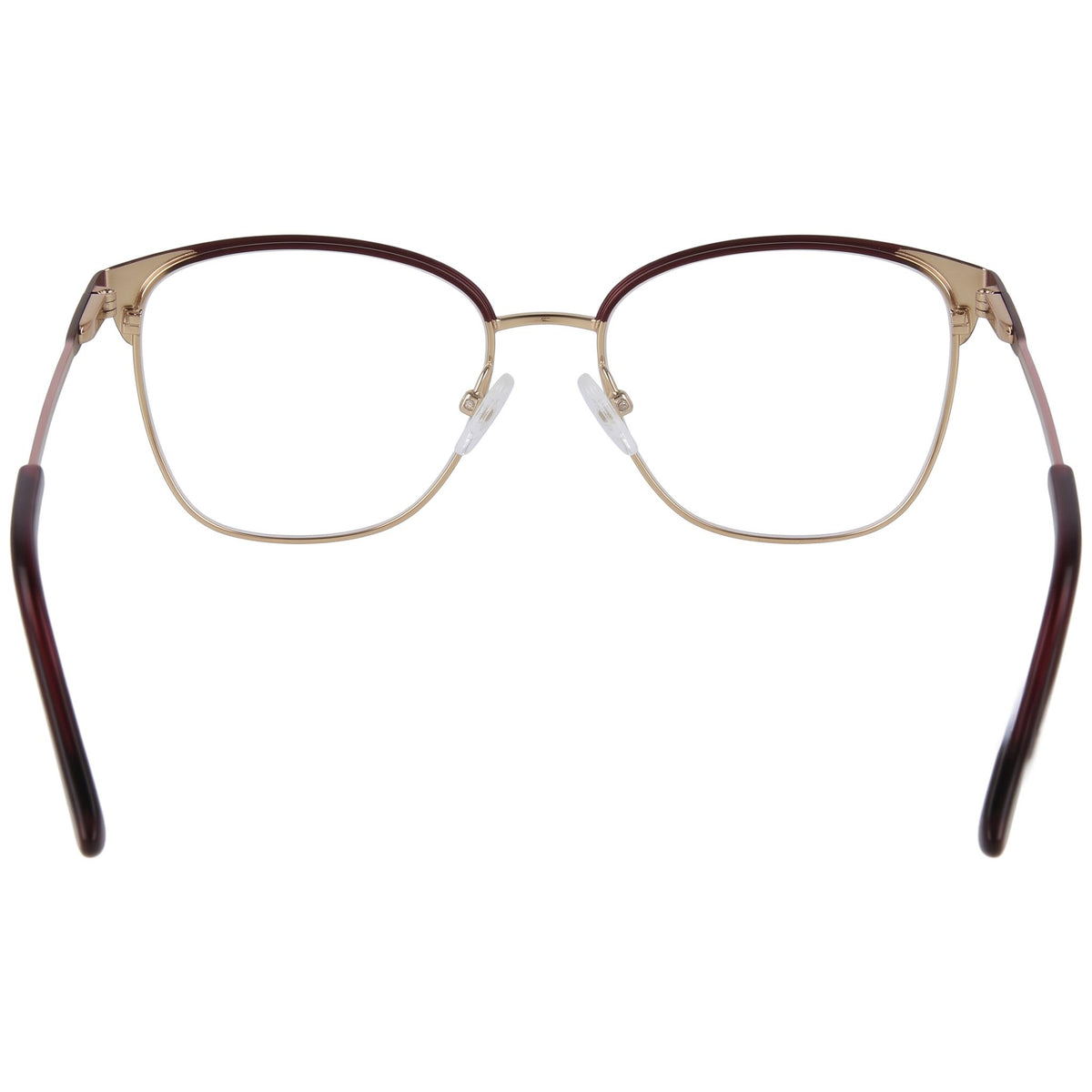 Adensco Classic Red Square Eyeglasses for Men, Metal, Photo 2