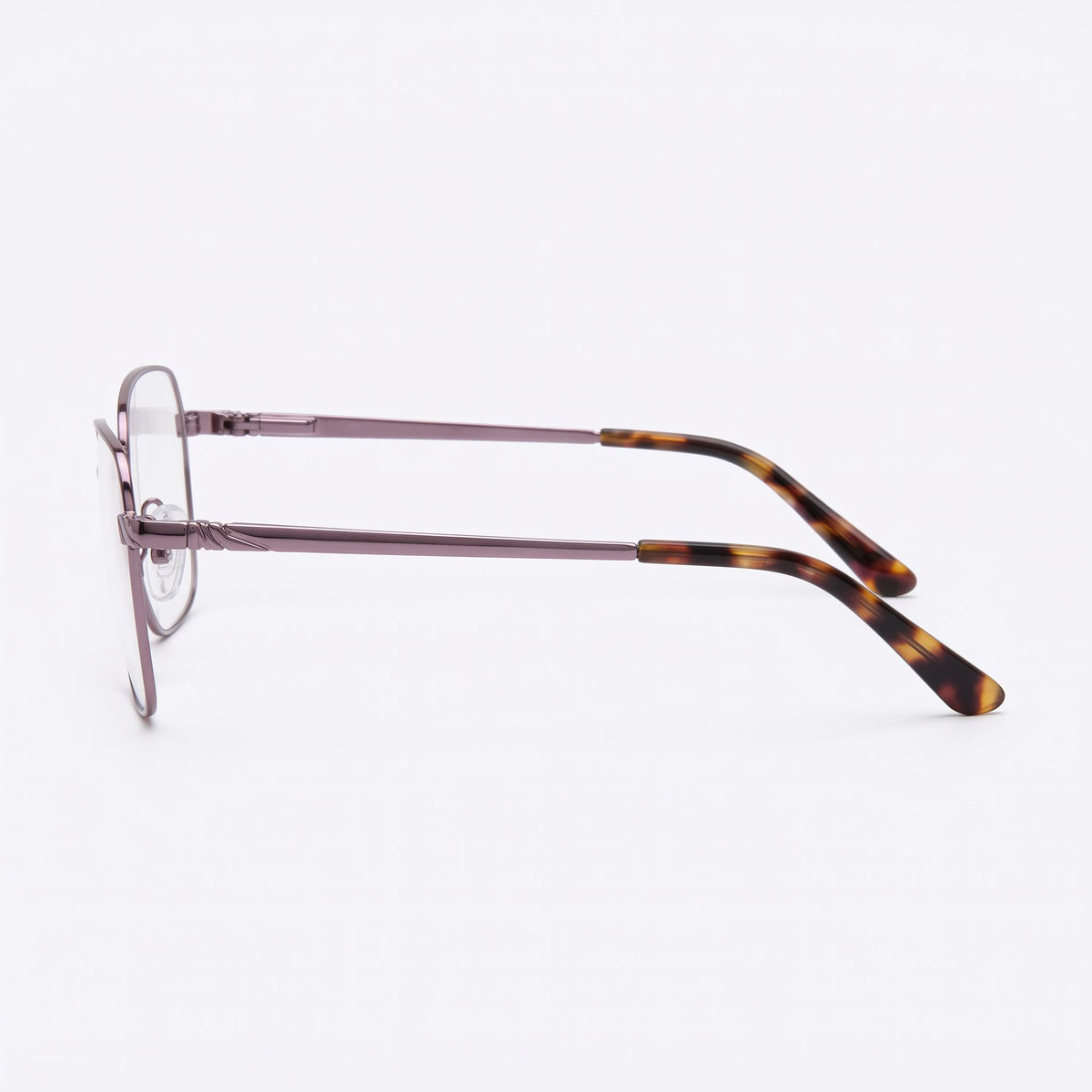 Adensco Violet Square Eyeglasses for Men, Metal, Photo 2