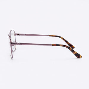 Adensco Classic Square Eyeglasses for Men — front view, Metal