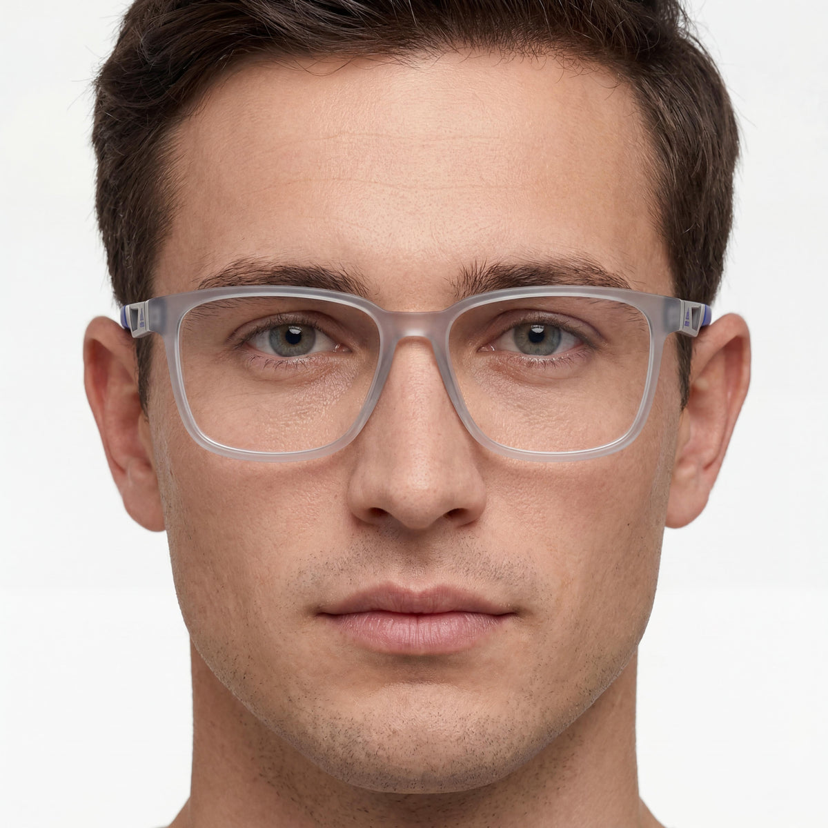 Gafas graduadas redondas para hombre Adidas SP5073 grises, 58 mm, Photo 4