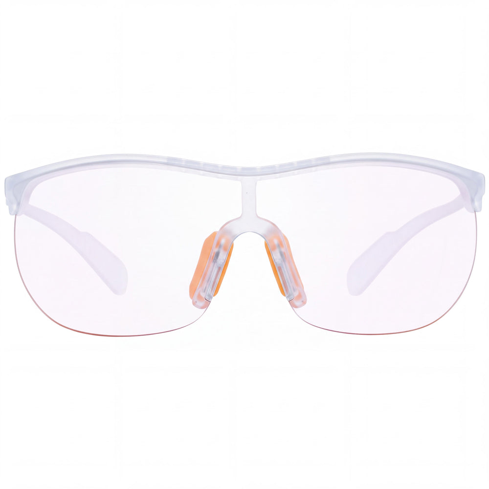 Adidas ADIDASSP000326C Shield Sunglasses Unisex — front view, Titanium frame