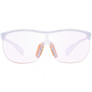 Adidas ADIDASSP000326C Shield Sunglasses Unisex — front view, Titanium frame
