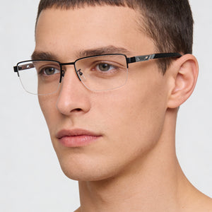 Adidas Black Eyeglasses Men — lifestyle wear, office and reading