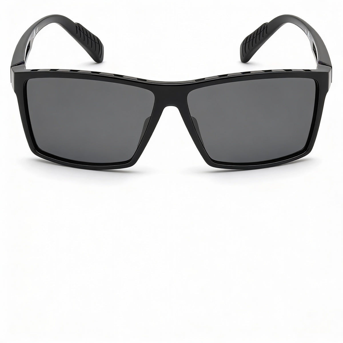 Gafas de sol rectangulares Adidas SP0010 en negro brillante para hombre, 63 mm, Photo 2