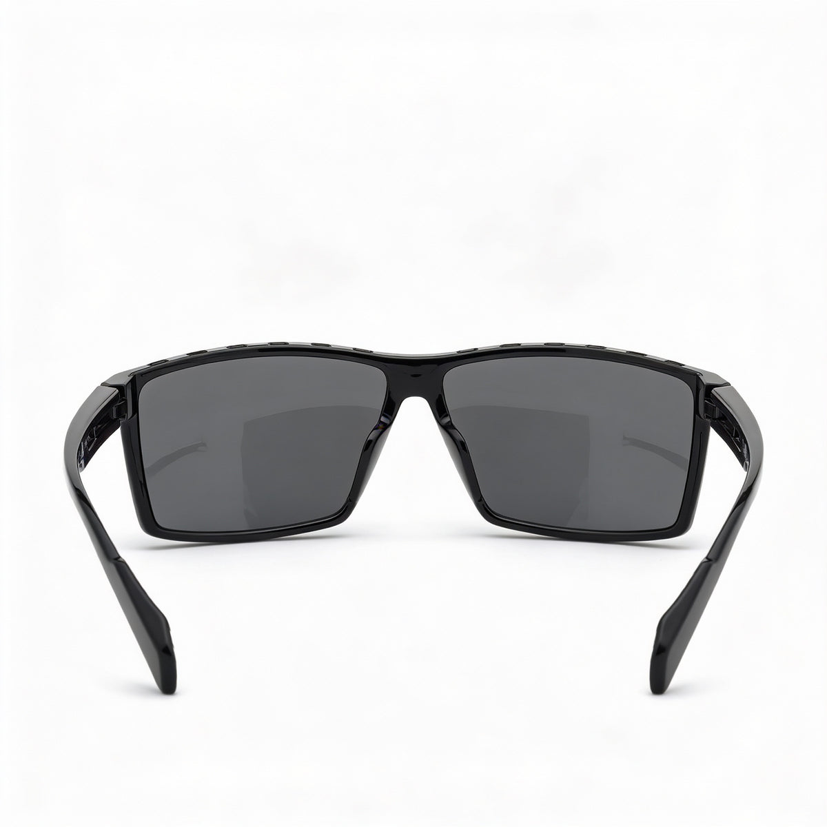 Gafas de sol rectangulares Adidas SP0010 en negro brillante para hombre, 63 mm, Photo 3