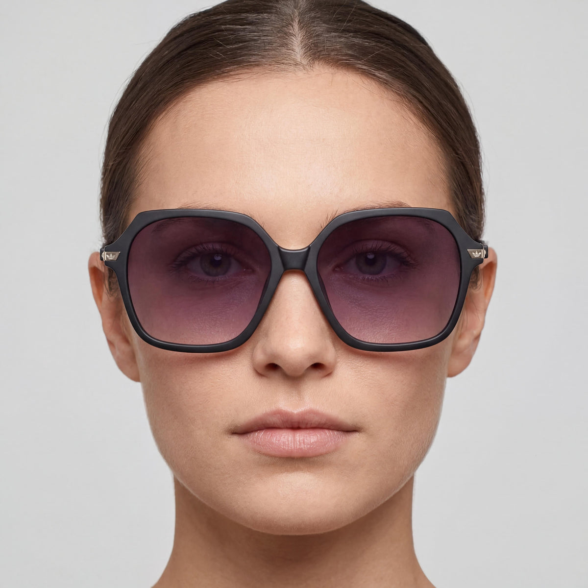 Gafas de sol Adidas casuales negras cuadradas para mujer, 55 mm, Photo 4