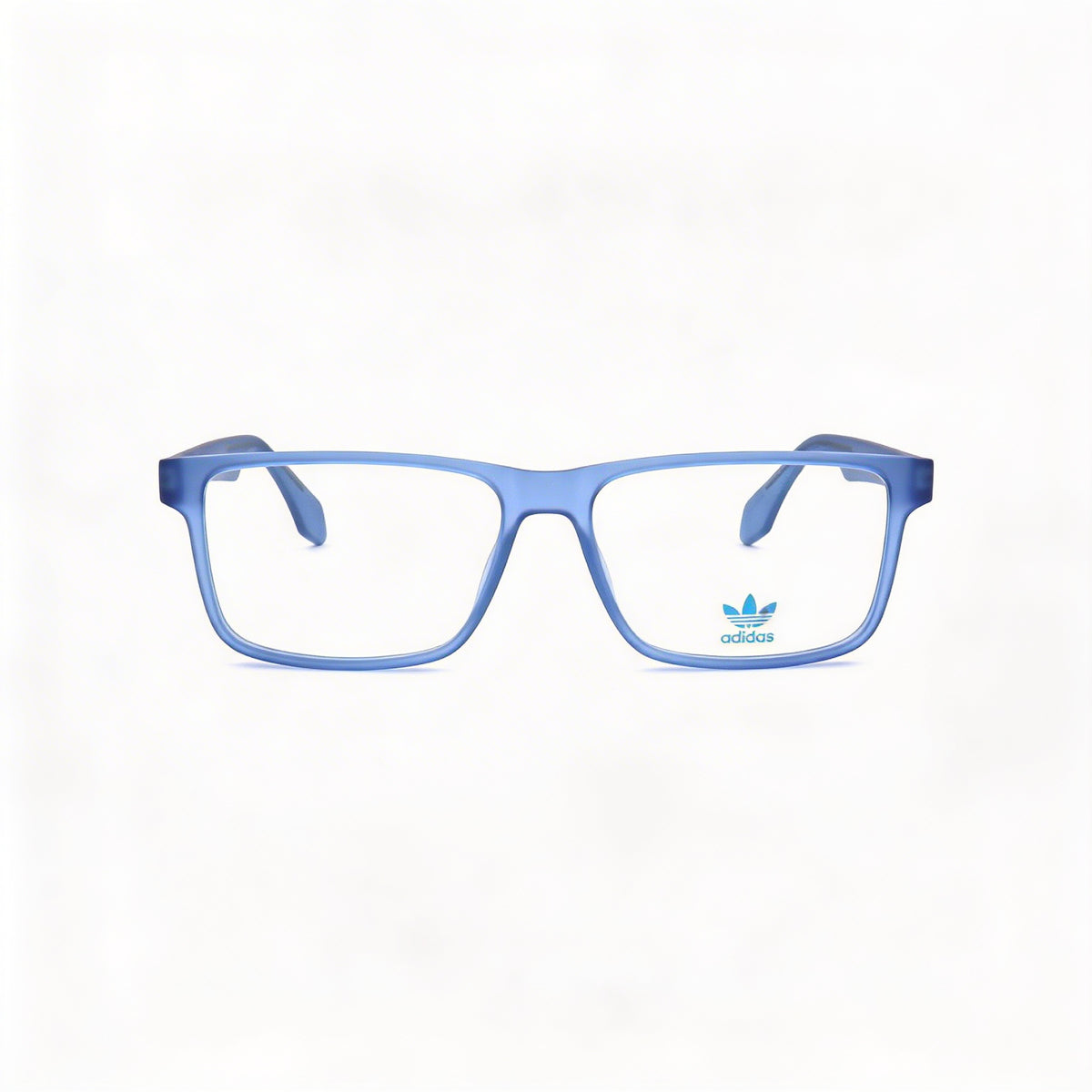 Adidas Casual Matte Light Blue Rectangle Eyeglasses for Men, Photo 2