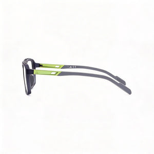 Adidas Casual Rectangle Eyeglasses for Men — front view, Injected
