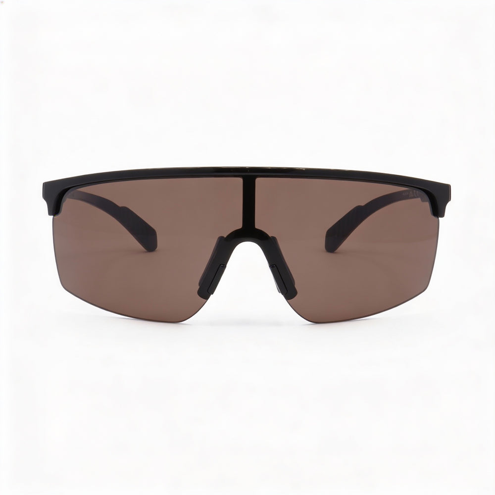 Adidas Classic Shield Sunglasses for Men — front view, TR90 Plastic frame