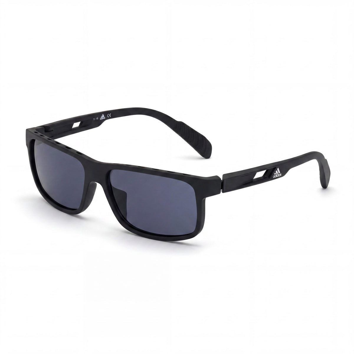 Adidas Classic Black Smoke Square Sunglasses for Men, 55mm, Photo 1