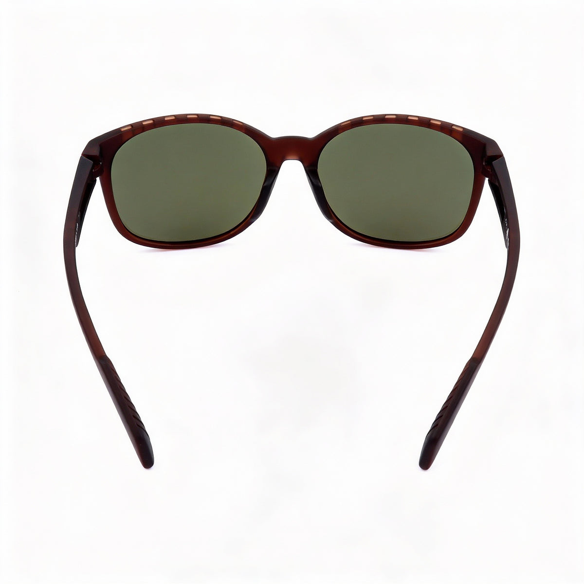 Adidas Classic SP0011 Matte Dark Brown Green Square Sunglasses Unisex, 58mm, Photo 3