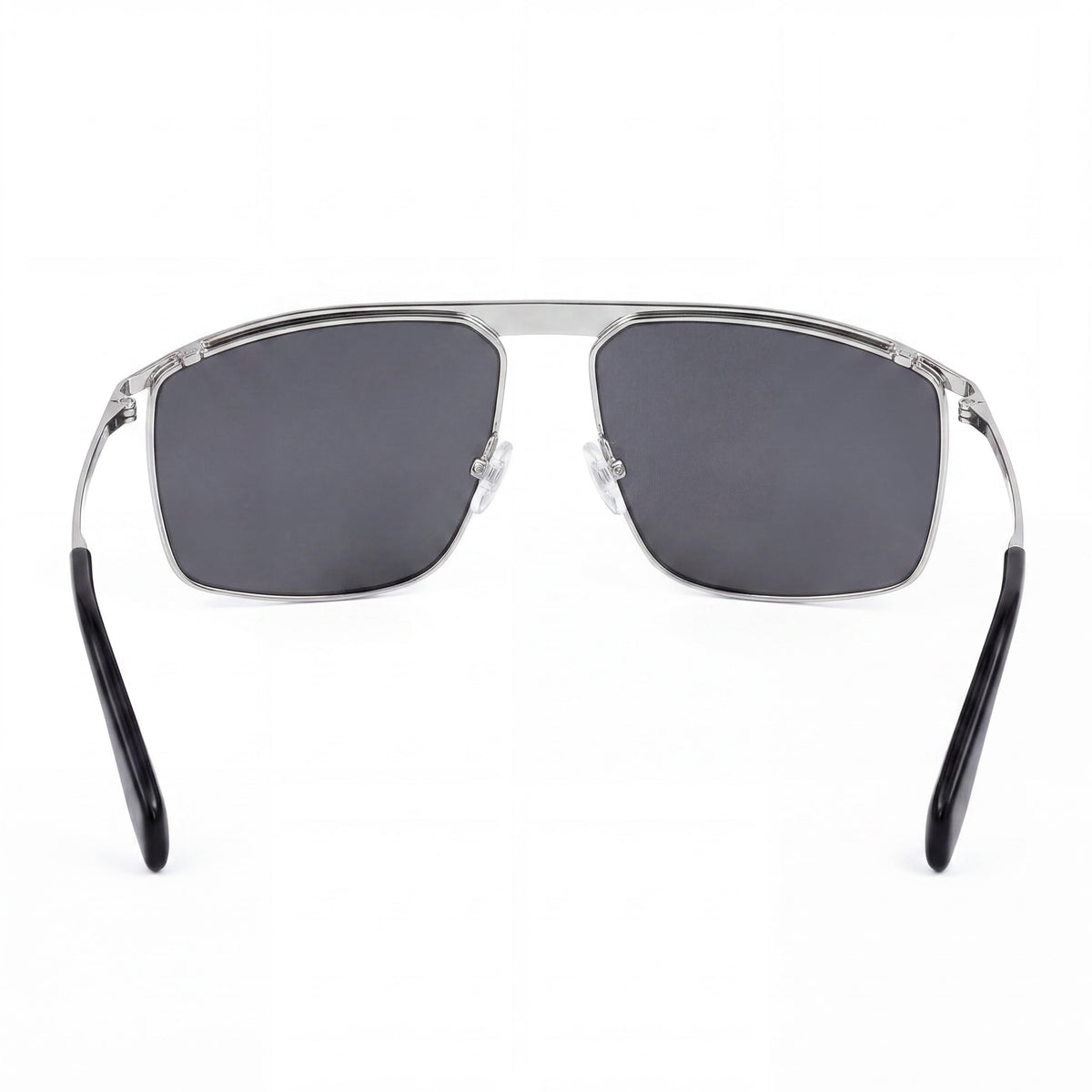 Gafas de sol rectangulares plateadas clásicas de Adidas para hombre, Photo 4