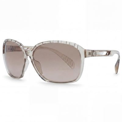 Adidas Classic Transparent Rectangle Sunglasses for Women, Brown Mirror lens