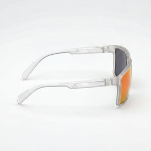 Adidas Classic Rectangle Sunglasses Men — side view, Non-Polarized brown mirror lens