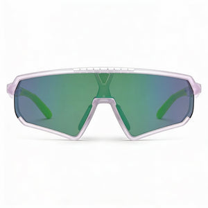 Adidas Contemporaneo Shield Sunglasses for Men — front view, Plastic frame