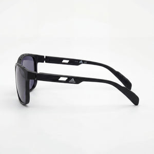adidas Contemporary Rectangle Sunglasses Men — side view, Non-Polarized Maroon lens