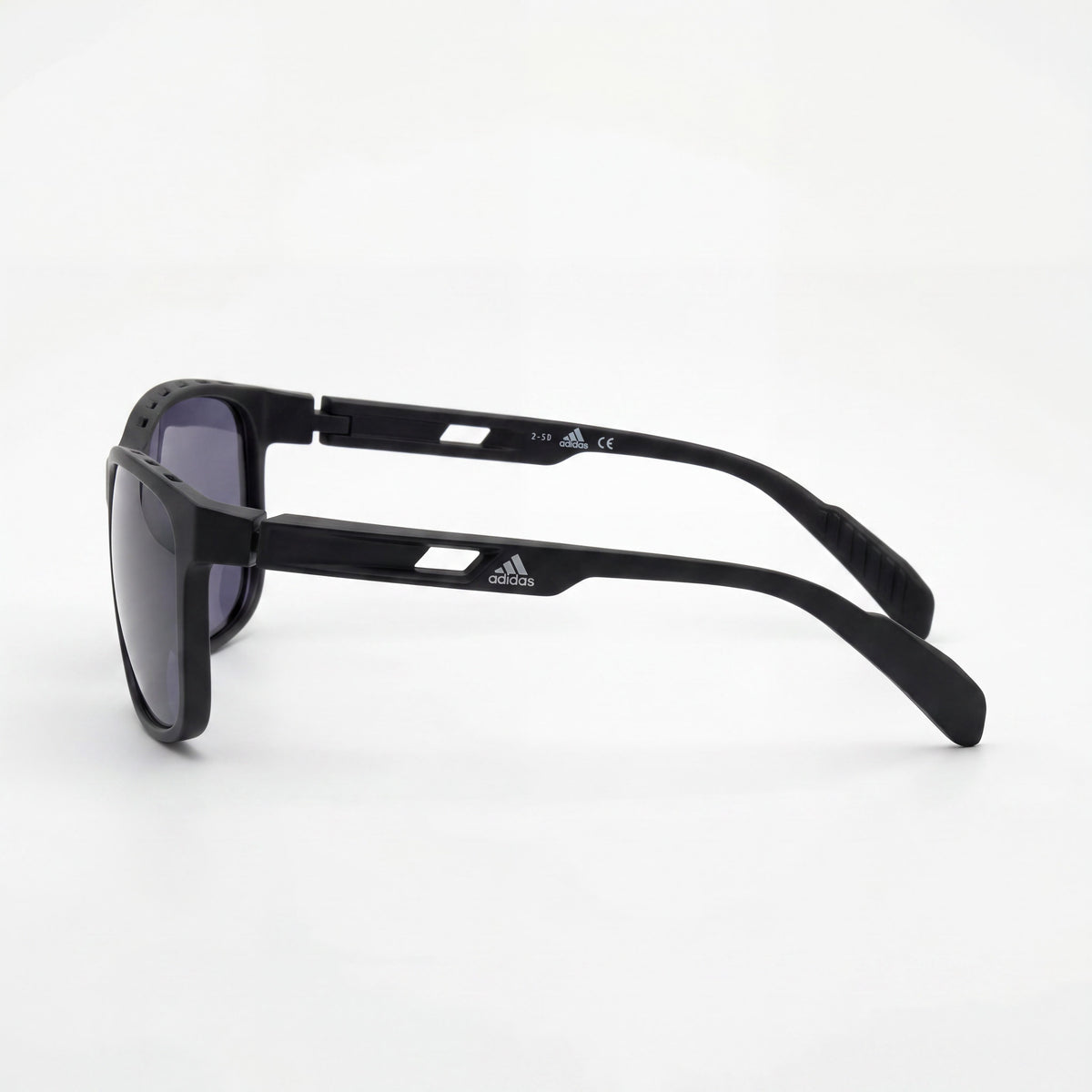 Gafas de sol rectangulares Adidas Contemporary en negro mate para hombre, 62 mm, Photo 3