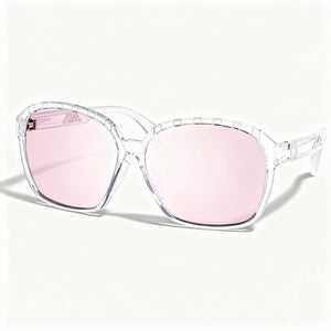 adidas Contemporary Pink Square Sunglasses for Women, Pink Mirror Lens — hero view