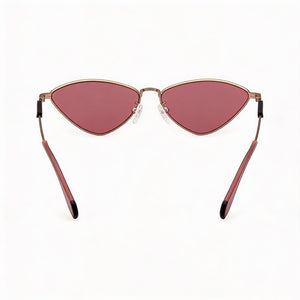 Adidas Cat Eye Sunglasses Women — side view, Non-Polarized Bordeaux lens