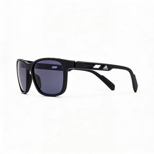 Adidas Rectangle Sunglasses Men — side view, Non-Polarized Maroon lens
