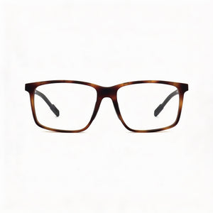 Adidas Rectangle Eyeglasses for Men — front view, Injected