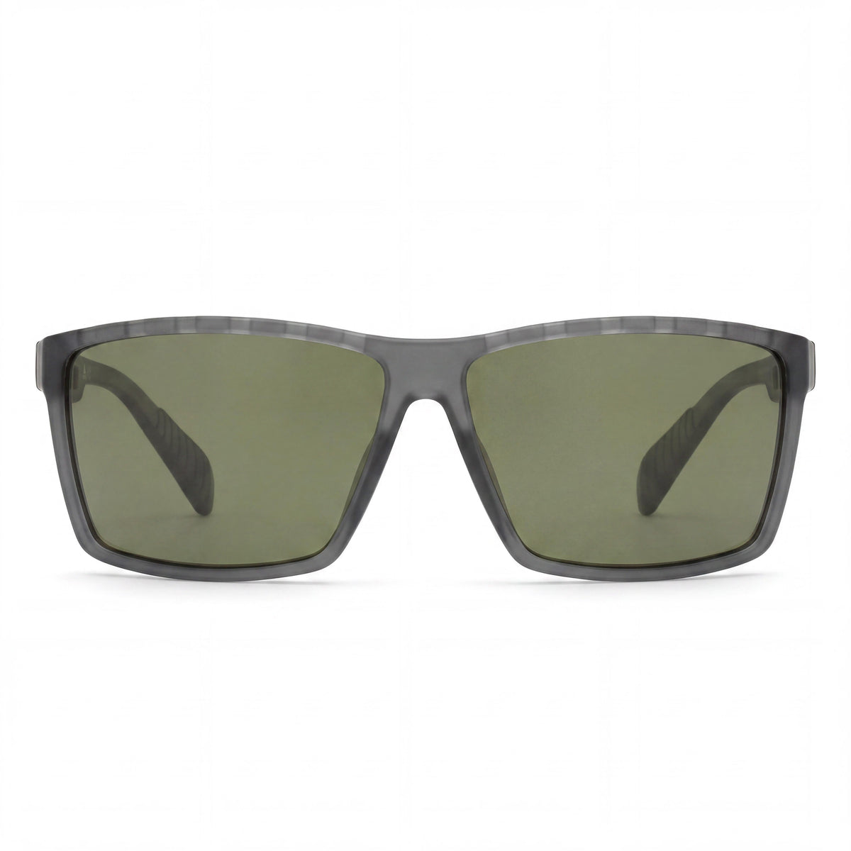 Gafas de sol rectangulares Adidas inyectadas en gris / verde para hombre, 63 mm, Photo 2