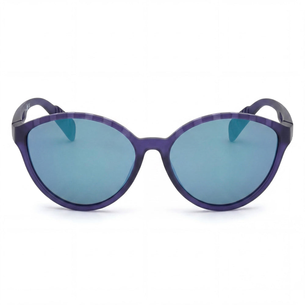 Adidas Women's Modern Matte Violet Plastic Frame Grey Polarized UV Protection Sunglasses 61mm