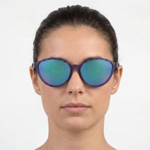 Adidas Modern Oval Sunglasses Women — side view, Polarized Grey lens