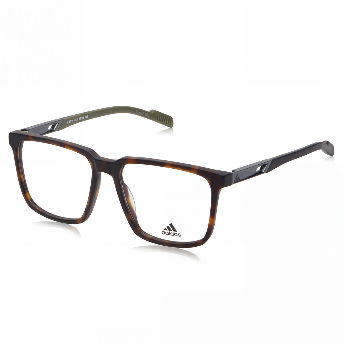 Adidas Modern Dark Havana Rectangle Eyeglasses for Men, Photo 1