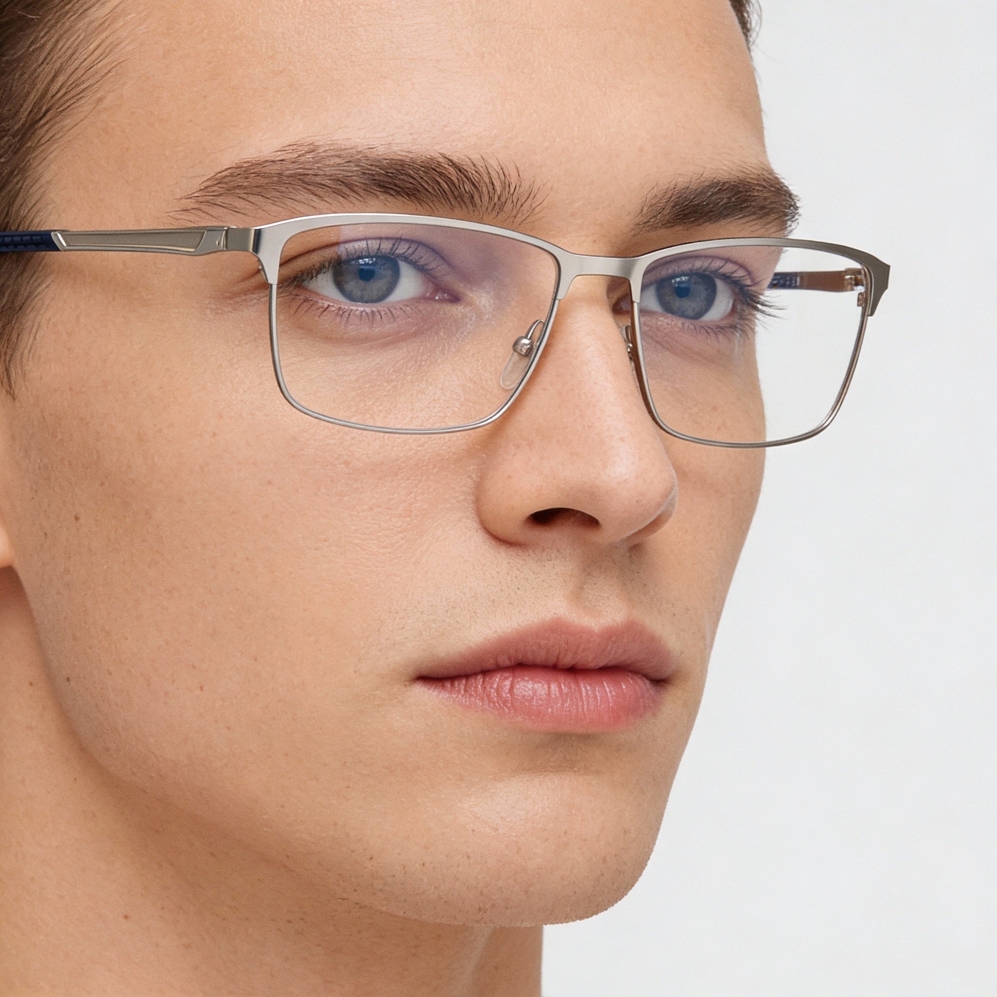 Adidas Moderno Palladium Rectangle Unisex Eyeglasses, Metal 57mm, Photo 5