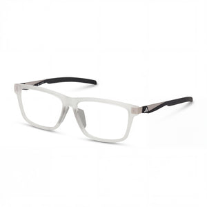 Adidas Moderno White Rectangle Eyeglasses Unisex, Plastic frame