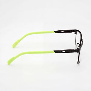 Adidas Navigator Rectangle Eyeglasses for Men — front view, Metal