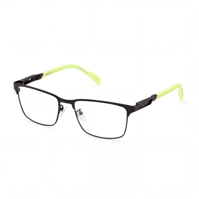 Adidas Navigator Black Rectangle Eyeglasses for Men, Metal frame