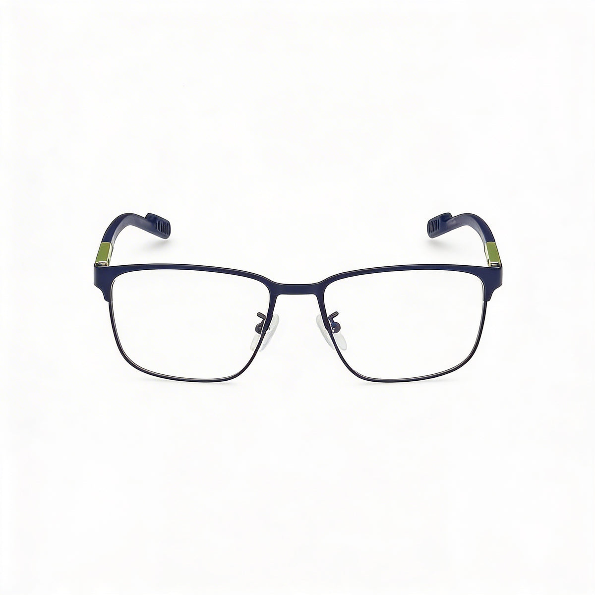 Adidas Navigator Matte Blue Rectangle Eyeglasses for Men, Metal, Photo 2