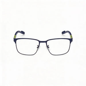 Adidas Navigator Rectangle Eyeglasses for Men — front view, Metal