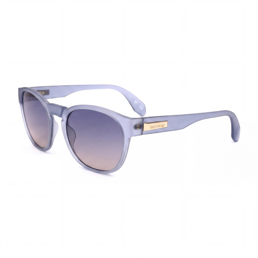 adidas Or0014 Blue Round Sunglasses Unisex, Gradient Blue lens
