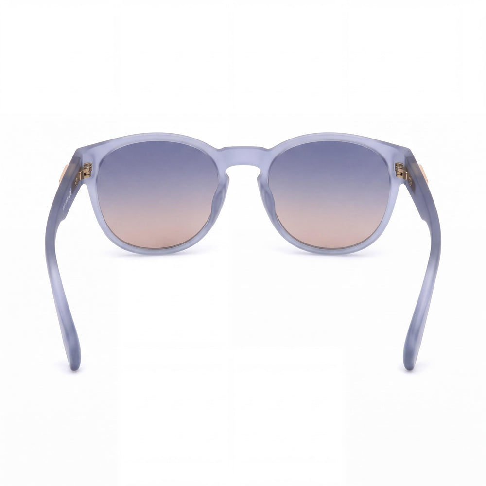 adidas Or0014 Round Sunglasses Unisex — side view, Non-Polarized Gradient Blue lens