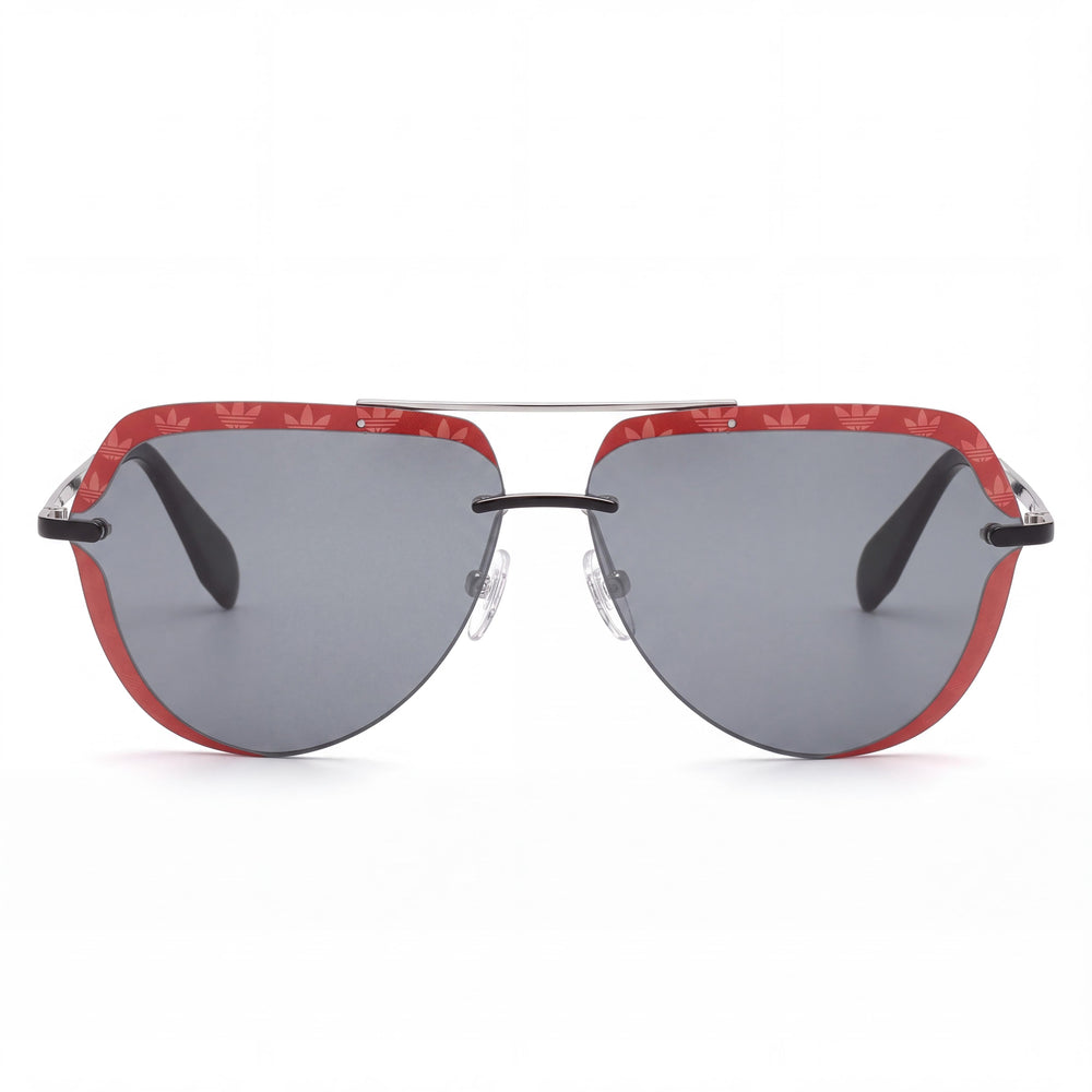 adidas OR0018 Aviator Sunglasses for Unisex — front view, Metal frame