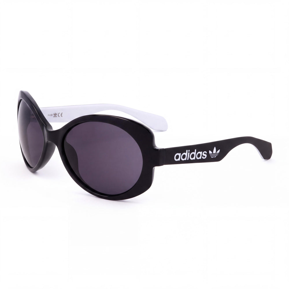 Adidas Or0020 Black Oval Sunglasses for Women, Grey lens