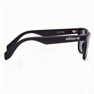 Adidas Or0069 Square Sunglasses Unisex — side view, Non-Polarized Smoke lens
