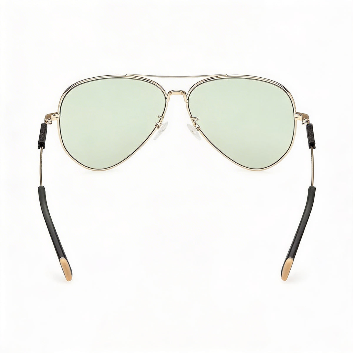Adidas OR0085 Gafas de sol unisex de aviador en oro rosa brillante y verde, 59 mm, Photo 3