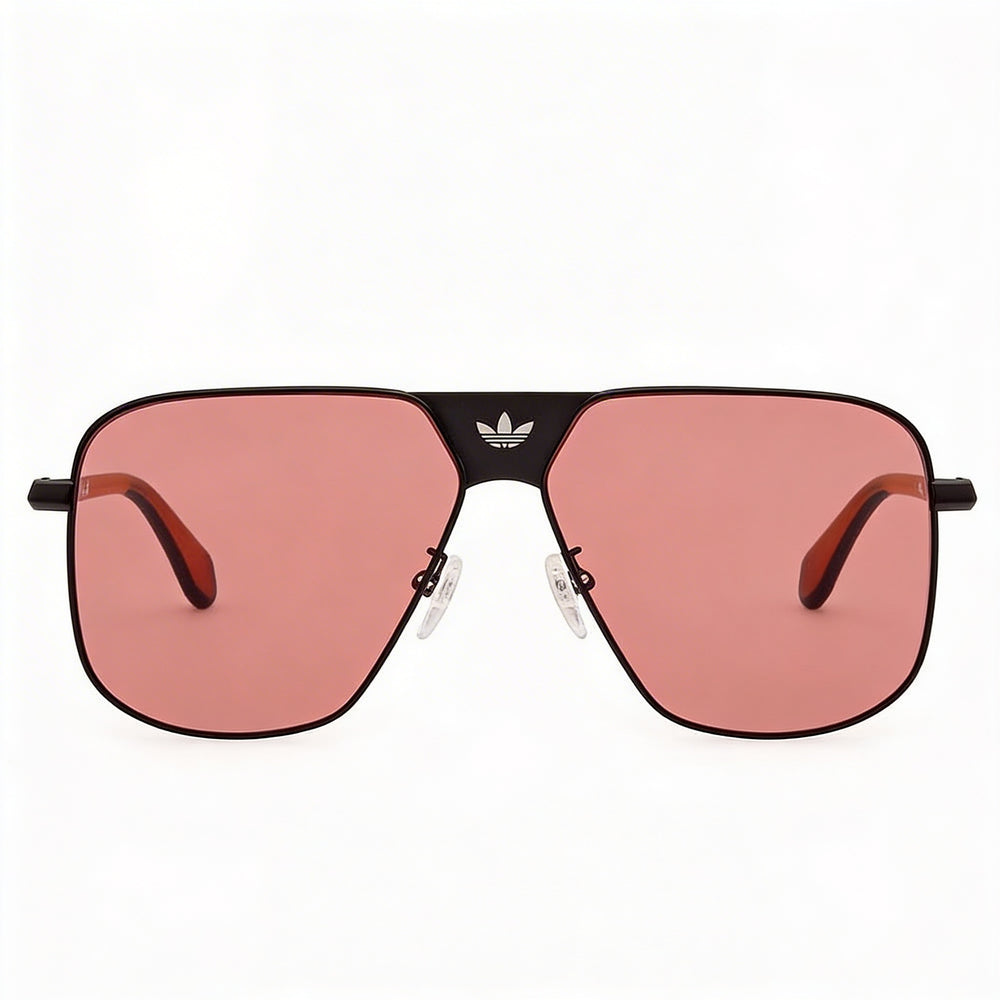 Adidas Or0091 Aviator Sunglasses for Men — front view, Plastic frame